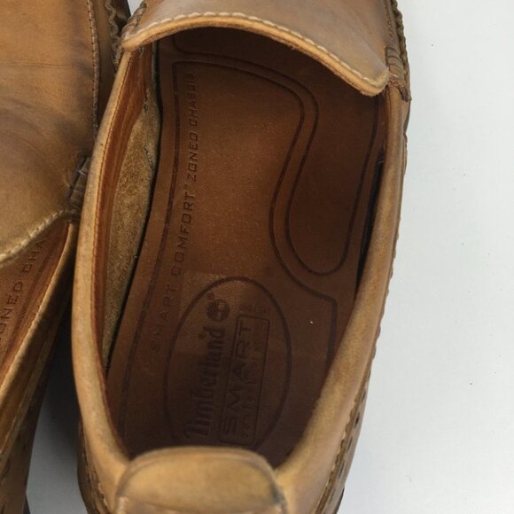 Timberland Leather slip on Loafers 11.5 2678 - Picture 6 of 11
